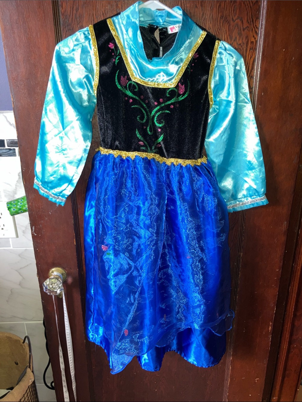 Girls' Blue Princess Costume Dress - Brand: